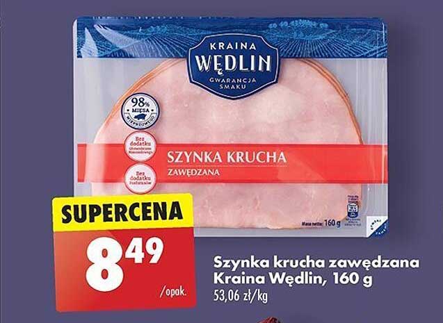 Szynka krucha wędzona Kraina Wędlin
