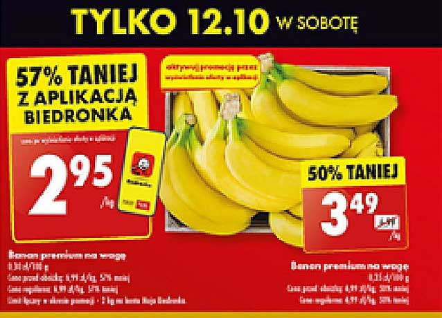 Banan premium na wagę