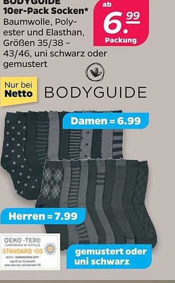 BODYGUIDE 10er-Pack Socken