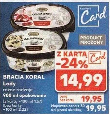 BRACIA KORAL Lody