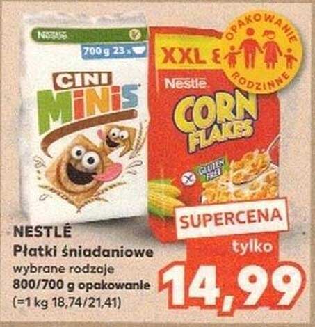 CINI MINIS Płatki śniadaniowe 800/700 g opakowanie