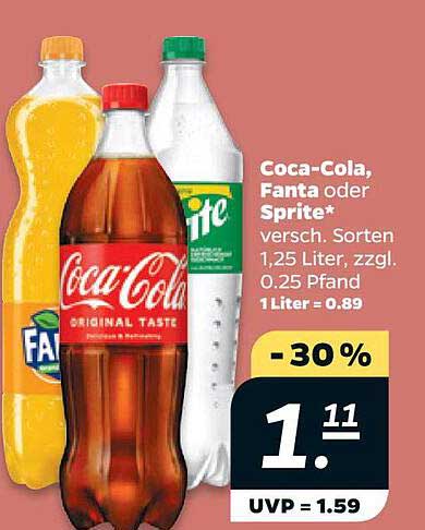 Coca-Cola, Fanta oder Sprite*