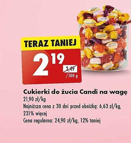 Cukierki do żucia Candi na wagę