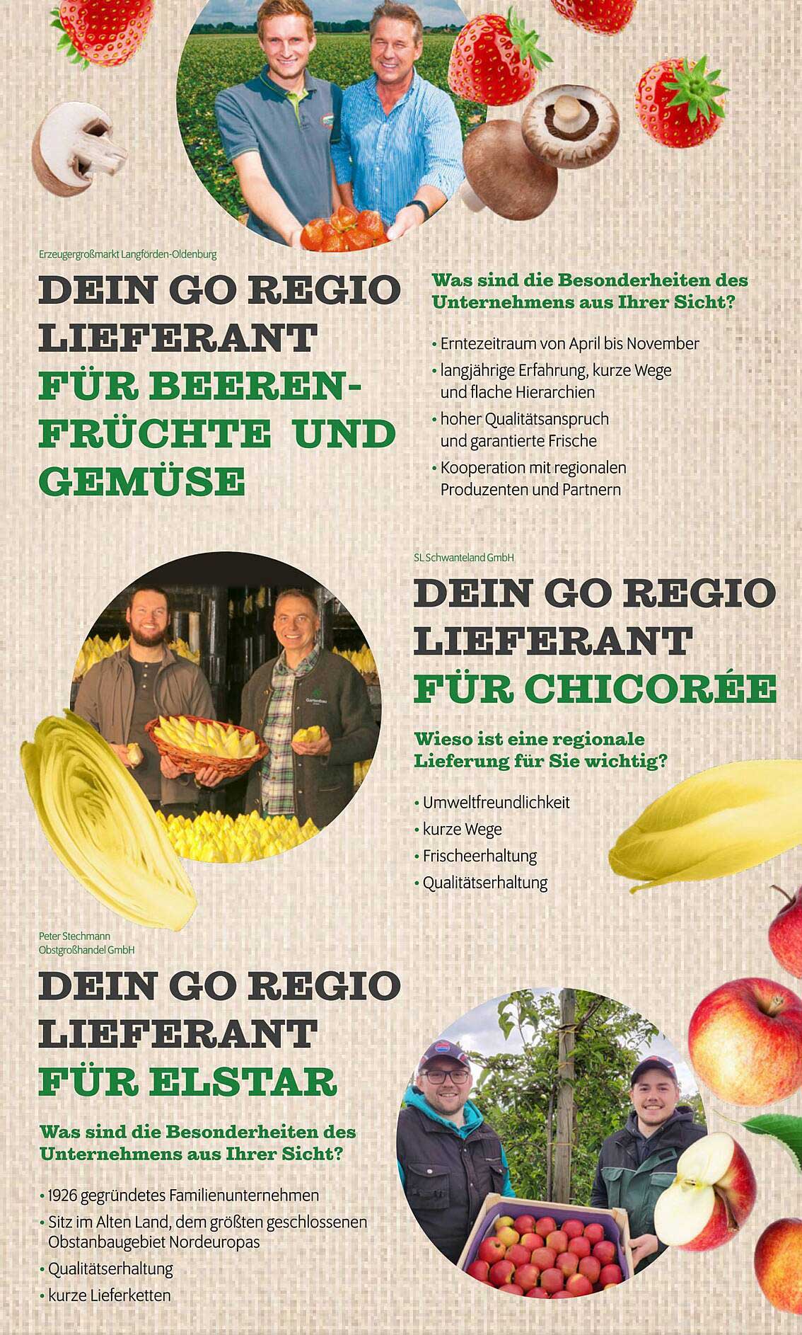 DEIN GO REGIO LIEFERANT FÜR BEERENFRÜCHTE UND GEMÜSE