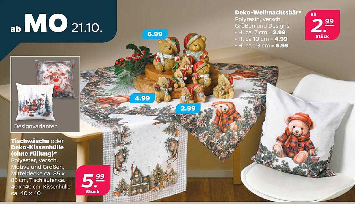 Deko-Weihnachtsbär*