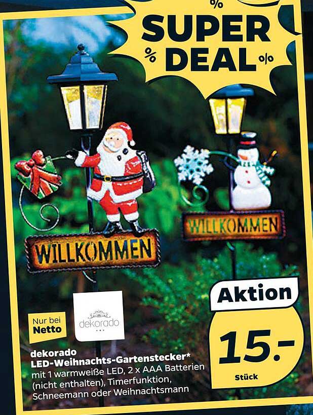 dekorado LED-Weihnachts-Gartenstecker*