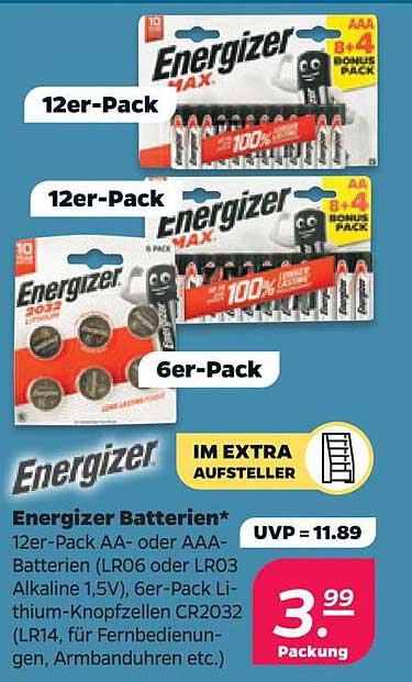 Energizer Batterien*