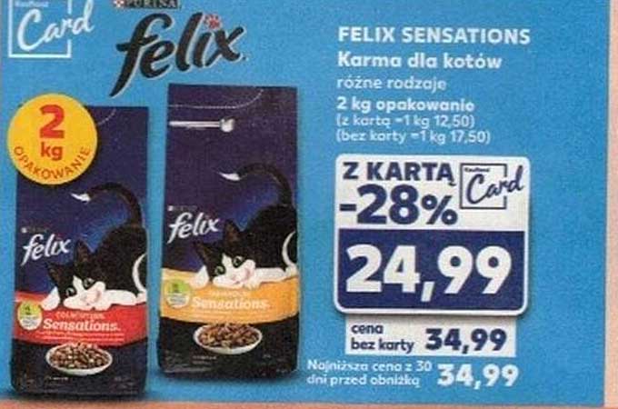 FELIX SENSATIONS Karma dla kotów