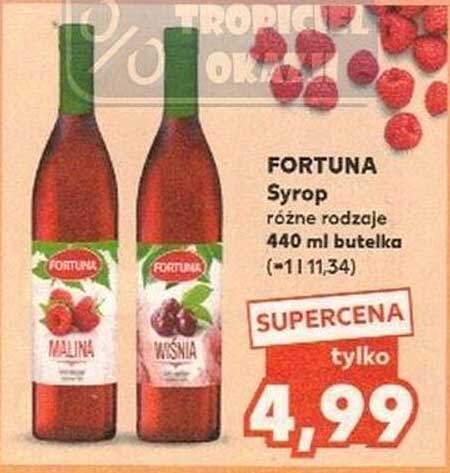 FORTUNA Syrop różne rodzaje