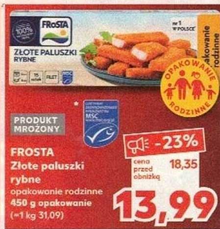 FROSTA Złote paluszki rybne opakowanie rodzinne