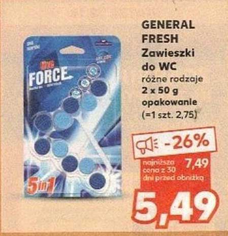 GENERAL FRESH Zawieszki do WC