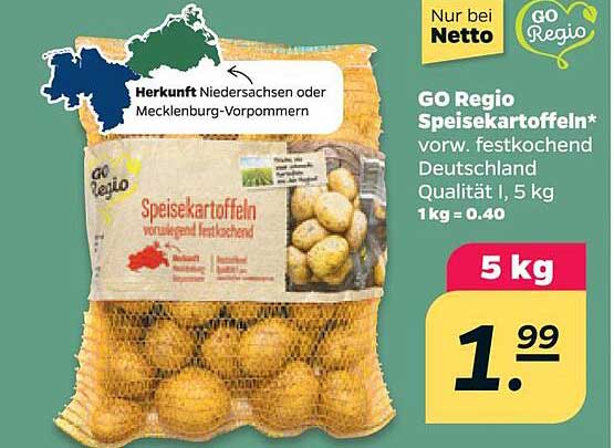 GO Regio Speisekartoffeln* vorw. festkochend