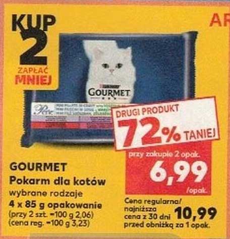 GOURMET Pokarm dla kotów wybrane rodzaje