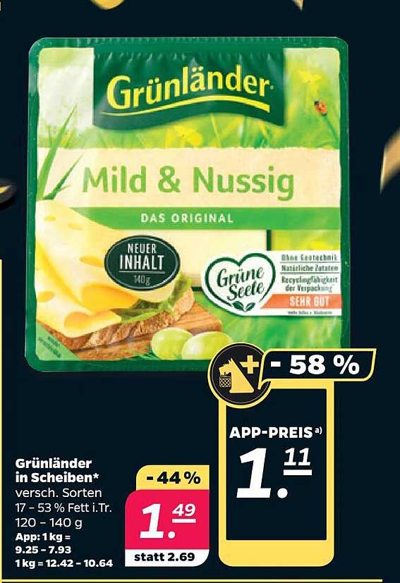 Grünländer Mild & Nussig DAS ORIGINAL