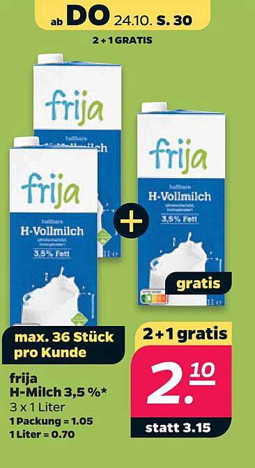 H-Milch 3,5 %*