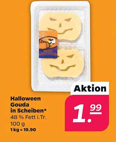 Halloween Gouda in Scheiben*