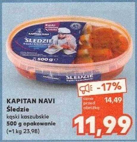 KAPITAN NAVI ŚLEDZIE kąski kaszubskie