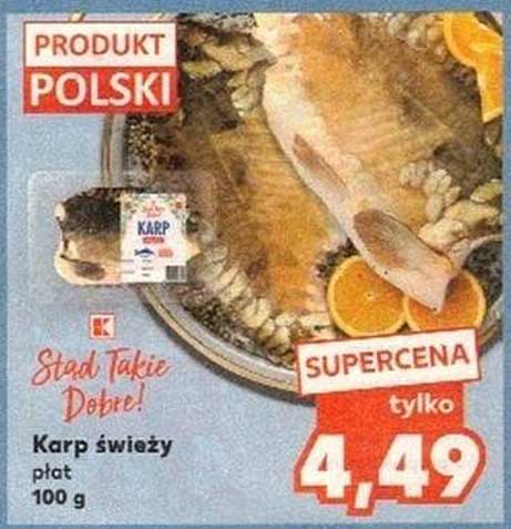 Karp świeży płat