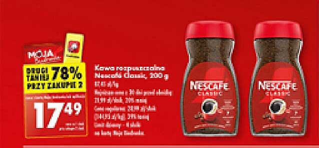 Kawa rozpuszczalna Nescafé Classic, 200 g