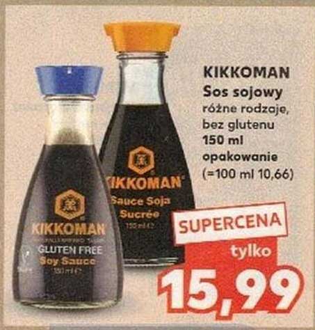 KIKKOMAN Sos sojowy różne rodzaje, bez glutenu 150 ml opakowanie