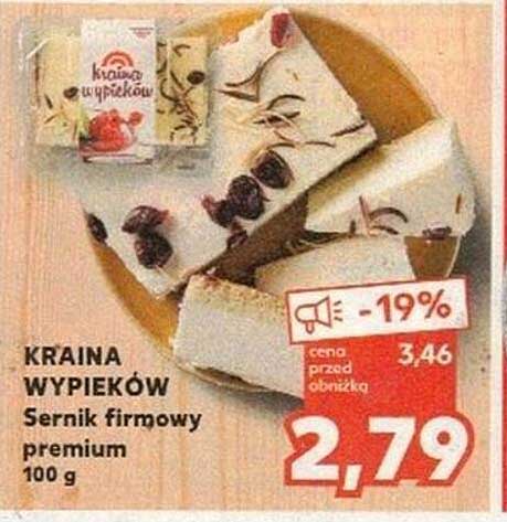 KRAINA WYPIEKÓW Sernik firmowy premium