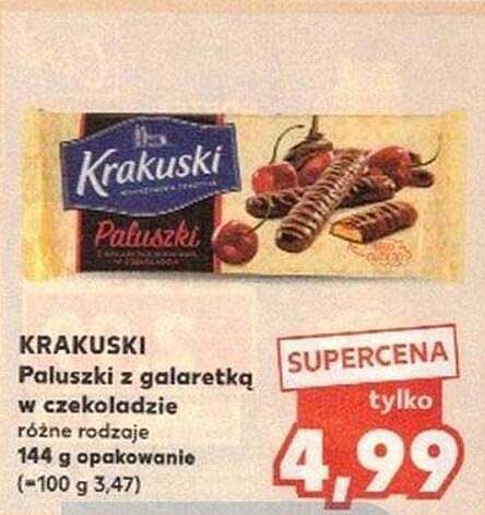 KRAKUSKI Paluszki z galaretką w czekoladzie