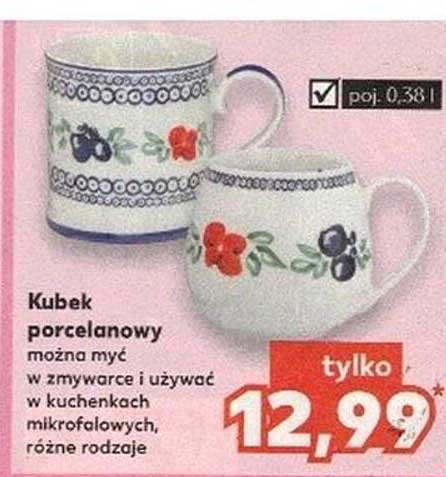 Kubek porcelanowy