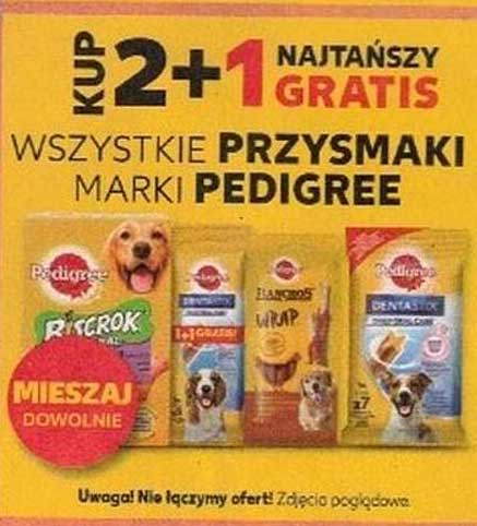 KUP 2 + 1 NAJTAŃSZY GRATIS WSZYSTKIE PRZYSMAKI MARKI PEDIGREE