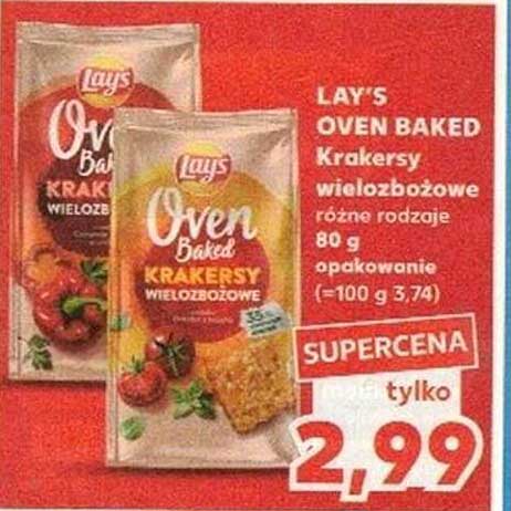 LAY'S OVEN BAKED Krakersy wielozbożowe różne rodzaje