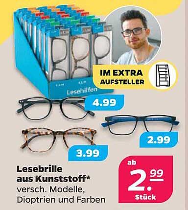 Lesebrille aus Kunststoff*