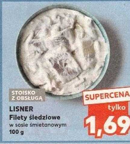 LISNER Filety śledziowe w sosie śmietanowym