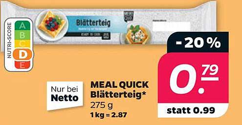 MEAL QUICK Blätterteig*