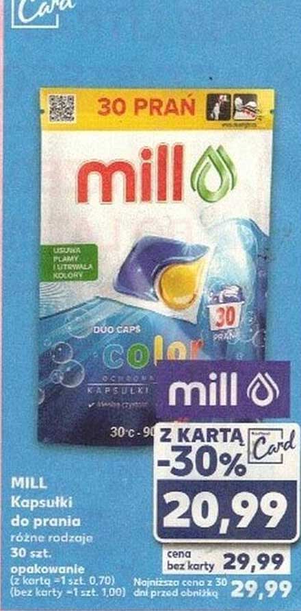 MILL Kapsułki do prania kolor 30 szt.