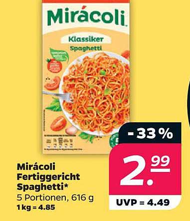 Miràcoli Fertiggericht Spaghetti*