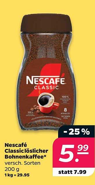 Nescafé Classic rozpuszczalna kawka 200 g