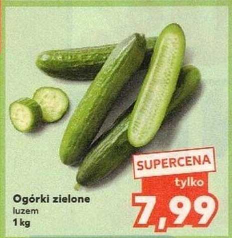 Ogórki zielone luzem