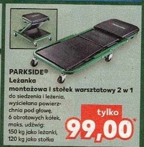 PARKSIDE® Leżanka montażowa i stołek warsztatowy 2 w 1