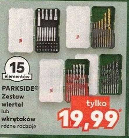 PARKSIDE® Zestaw wierteł lub wkrętaków różne rodzaje