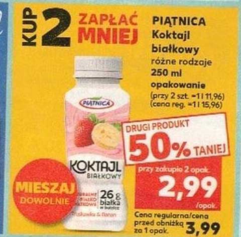 PIĄTNICA Koktajl białkowy 250 ml