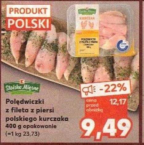 Połędwiczki z fileta z piersi polskiego kurczaka