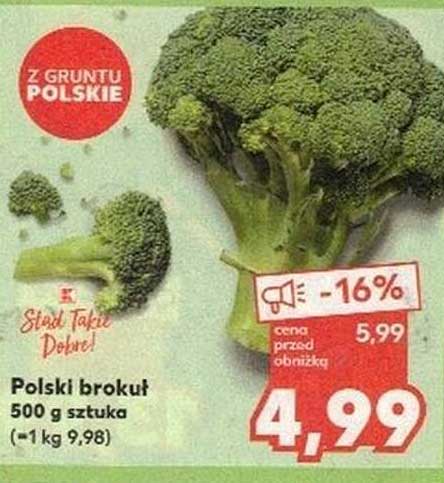 Polski brokuł 500 g sztuka