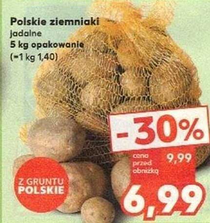 Polskie ziemniaki jadalne 5 kg opakowanie