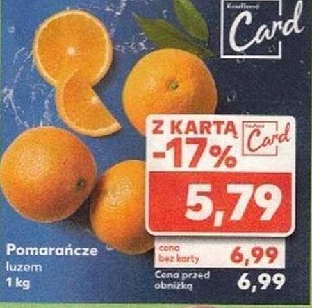 Pomarańcze luzem 1 kg