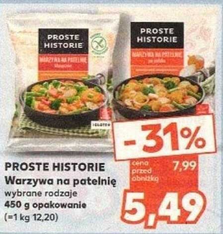 PROSTE HISTORIE Warzywa na patelnię wybrane rodzaje