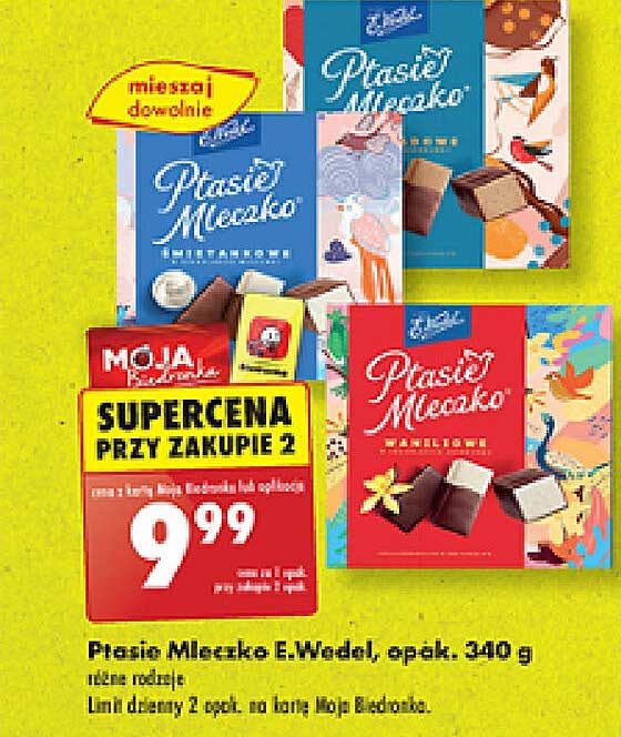 Ptasie Mleczko E.Wedel, opak. 340 g