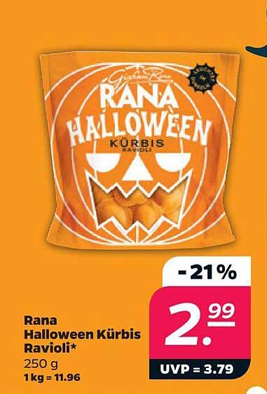 Rana Halloween Kürbis Ravioli*