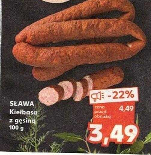 SŁAWA Kielbasa z gęsiną