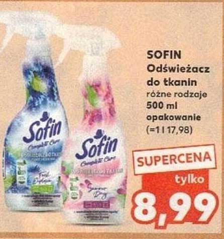 SOFIN Odświeżacz do tkanin różne rodzaje 500 ml opakowanie