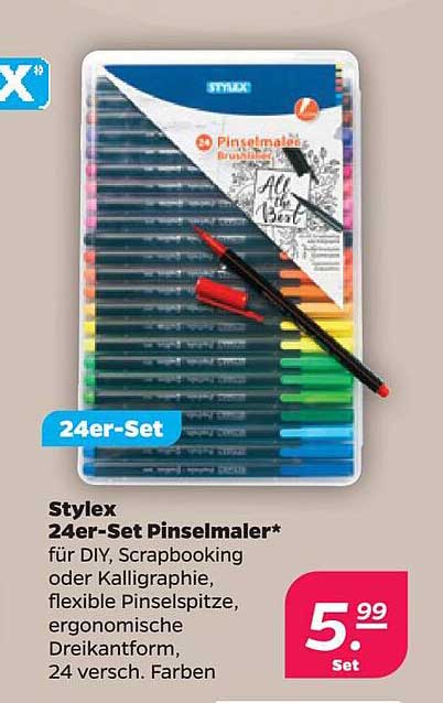 Stylex 24er-Set Pinselmaler*