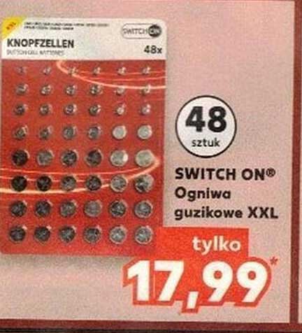 SWITCH ON® Ogniwa guzikowe XXL